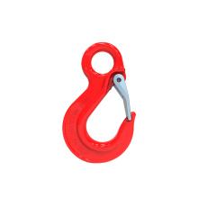 G80 eye safety hook eye type hook/heavy crane hook/crane chain hook